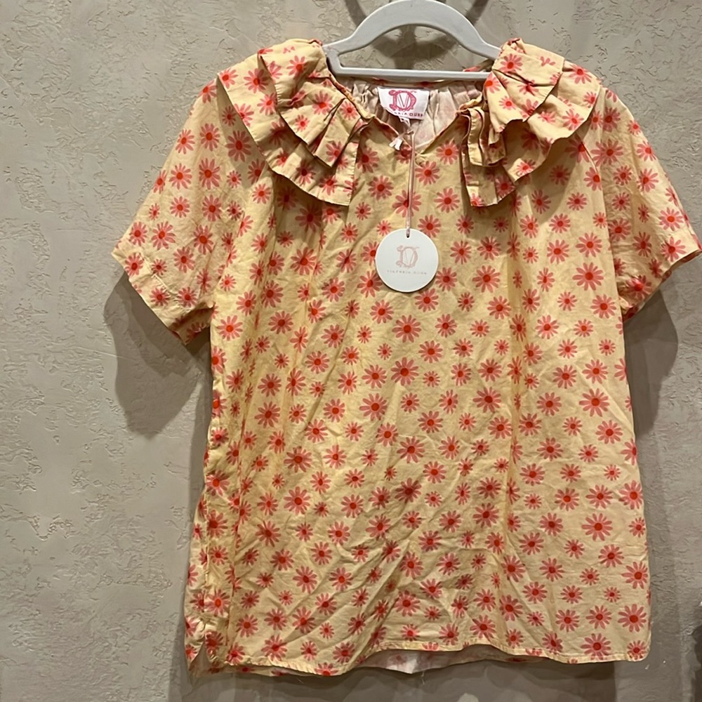 Victoria Dunn Daisy Shirt NWT